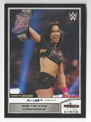 AJ Lee [Blue] #15 Wrestling Cards 2014 Topps WWE Road to Wrestlemania Prices