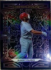 Albert Pujols [Purple] Baseball Cards 2023 Panini Chronicles Obsidian Prices