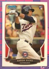 Aaron Hicks #9 Baseball Cards 2013 Bowman Chrome Prices
