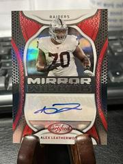 Alex Leatherwood [Red] #MS-AL Football Cards 2022 Panini Certified Mirror Signatures Prices