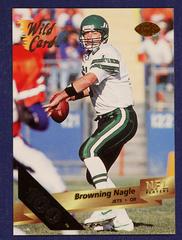 Browning Nagle [100 Stripe] #116 Football Cards 1993 Wild Card Prices
