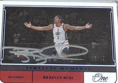 Bradley Beal [Blue] #TM-BBL Basketball Cards 2021 Panini One and One Timeless Moments Autographs Prices
