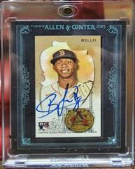 Brayan Bello [Black] Baseball Cards 2023 Topps Allen & Ginter Mini Framed Autographs Prices
