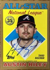Austin Riley [Gold] Baseball Cards 2023 Topps 1988 All Star Autographs Prices