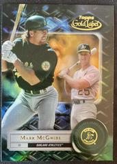 Mark McGwire [Class 3 Black] Baseball Cards 2022 Topps Gold Label Prices
