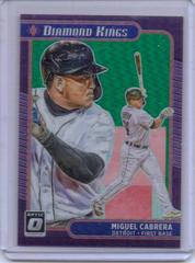 Miguel Cabrera [Green] Baseball Cards 2021 Panini Donruss Optic Prices