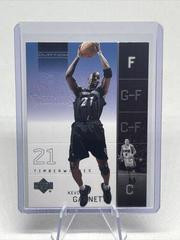 Kevin Garnett #48 Basketball Cards 2002 Upper Deck Ovation Prices