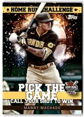 Manny Machado #HRC-20 Baseball Cards 2022 Topps Home Run Challenge Code Prices