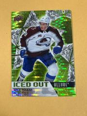 Cale Makar [Green Rainbow] #IO-9 Hockey Cards 2021 Upper Deck Allure Iced Out Prices