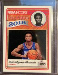 Shai Gilgeous Alexander Basketball Cards 2018 Panini Hoops Class of 2018 Prices