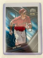 Mike Trout [Blue] Baseball Cards 2023 Topps Chrome Black Prices