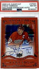 Steve Yzerman Hockey Cards 2020 Upper Deck Clear Cut Hall of Fame Showcase Autographs Prices