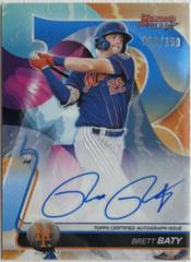 Brett Baty [Blue Refractor] #BTY Baseball Cards 2020 Bowman's Best of 2020 Autographs Prices
