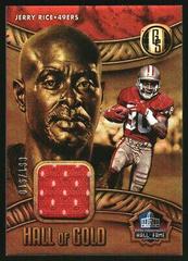 Jerry Rice #HOG-JRI Football Cards 2022 Panini Gold Standard Hall of Threads Prices