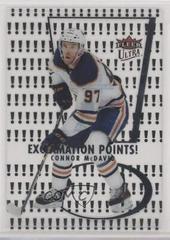 Connor McDavid Hockey Cards 2021 Ultra Exclamation Points Prices