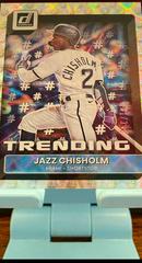 Jazz Chisholm [Silver] Baseball Cards 2022 Panini Donruss Trending Prices