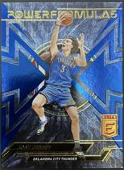 Josh Giddey [Blue] #7 Basketball Cards 2022 Panini Donruss Elite Power Formulas Prices