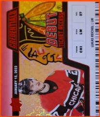 Lukas Reichel [Red Horizontal Debut Ticket Access] Hockey Cards 2022 Upper Deck Credentials Prices