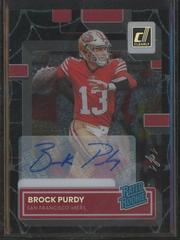 Brock Purdy [Autograph Black] Football Cards 2022 Panini Clearly Donruss Prices