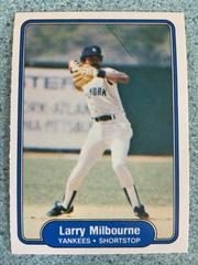 Larry Milbourne #42 Baseball Cards 1982 Fleer Prices