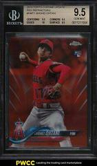 Shohei Ohtani [Red Refractor] Baseball Cards 2018 Topps Chrome Update Prices