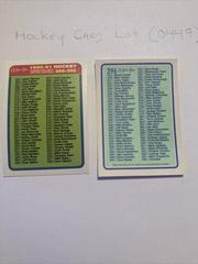 Checklist 265-396 Hockey Cards 1990 O-Pee-Chee Prices