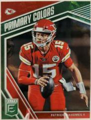 Patrick Mahomes II #PC-25 Football Cards 2019 Donruss Elite Primary Colors Prices