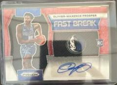 Olivier-Maxence Prosper #31 Basketball Cards 2023 Panini Prizm Fast Break Rookie Autograph Prices