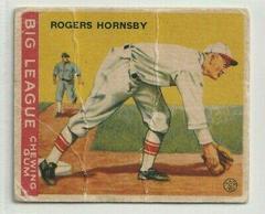 Rogers Hornsby #1 Baseball Cards 1934 World Wide Gum Prices