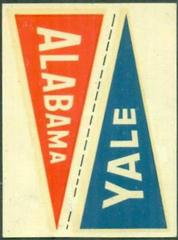 Alabama [Yale] Football Cards 1960 Fleer College Pennant Decals Prices