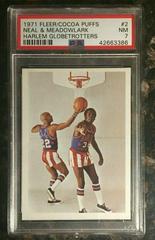 Neal & Meadowlark #2 Basketball Cards 1971 Fleer Cocoa Puffs Harlem Globetrotters Prices