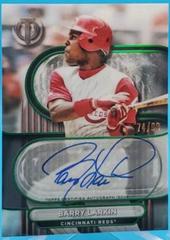 Barry Larkin [Green] Baseball Cards 2024 Topps Tribute Autograph Prices