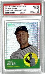Derek Jeter [Refractor] Baseball Cards 2012 Topps Heritage Chrome Prices