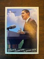 Barack Obama Baseball Cards 2009 Goodwin Champions Prices