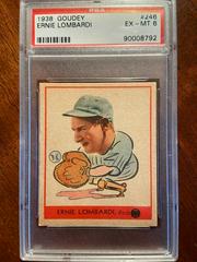 Ernie Lombardi [Reds] #246 Baseball Cards 1938 Goudey Prices