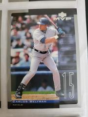 Carlos Beltran #109 Baseball Cards 2001 Upper Deck MVP Prices