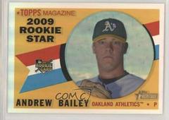 Andrew Bailey [Black Border Refractor] #CHR143 Baseball Cards 2009 Topps Heritage Chrome Prices