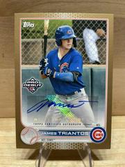 James Triantos [Autograph Gold] #PD-1 Baseball Cards 2022 Topps Pro Debut Prices