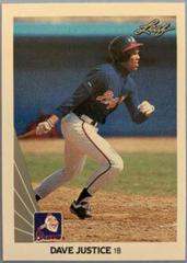 Dave Justice Baseball Cards 1990 Leaf Prices