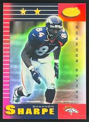 Shannon Sharpe [Mirror Red] #116 Football Cards 1999 Leaf Certified Prices