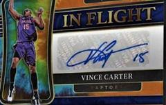 Vince Carter [Tie Dye Prizm] #IF-VCT Basketball Cards 2021 Panini Select In Flight Signatures Prices