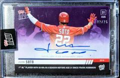 Juan Soto [Autograph Purple] #773C Baseball Cards 2019 Topps Now Prices