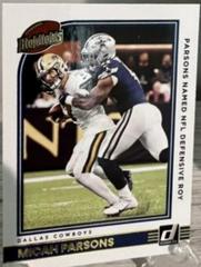 Micah Parsons #H-MP Football Cards 2022 Panini Donruss Highlights Prices