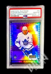 Auston Matthews [Purple Houndstooth] #R-2 Hockey Cards 2020 O Pee Chee Platinum Retro Prices