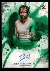 Dean Ambrose [Green] Wrestling Cards 2018 Topps WWE Undisputed Autographs Prices