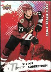 Victor Soderstrom [Red] Hockey Cards 2020 Upper Deck Rookie Class Prices