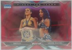 Sasha Banks, Bayley [Red] #TT-7 Wrestling Cards 2020 Topps WWE Finest Tag Teams Prices