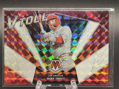 Mike Trout [White] #VT-3 Baseball Cards 2022 Panini Mosaic V Tool Prices