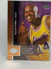 Shaquille O'Neal #61 Basketball Cards 1996 Upper Deck Prices