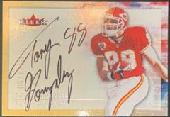 Tony Gonzalez Football Cards 2000 Fleer Autographics Prices